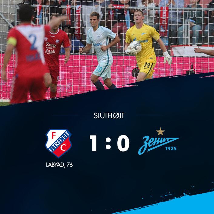Zenit tabte første stik mod FC Utrecht