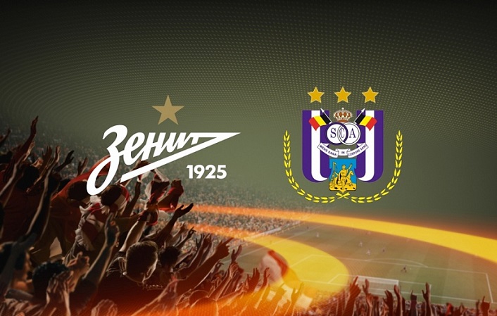 Zenit skal en tur til Bruxelles i Europa League 16-dels finalen