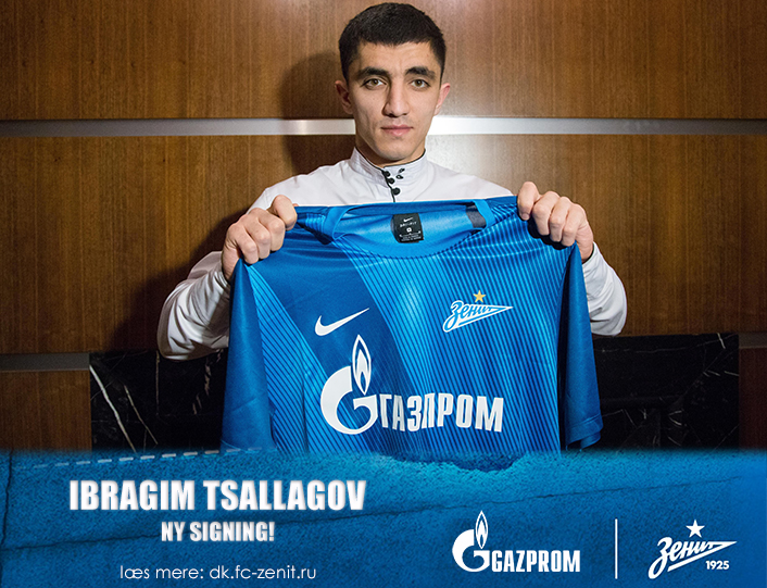 Højreback Ibragim Tsallagov ny Zenit-spiller