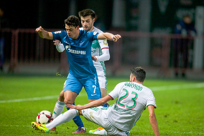 Første nederlag i ligaen fandt sted i Grozny