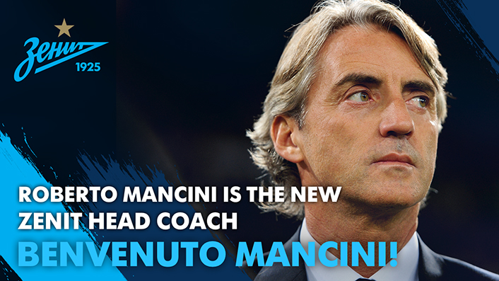 Roberto Mancini er ny cheftræner hos Zenit 