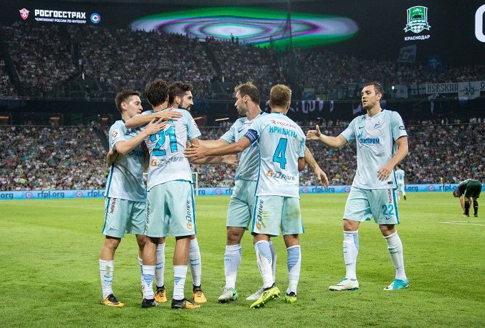 Zenit i kontrollerende sejr ude mod FC Krasnodar